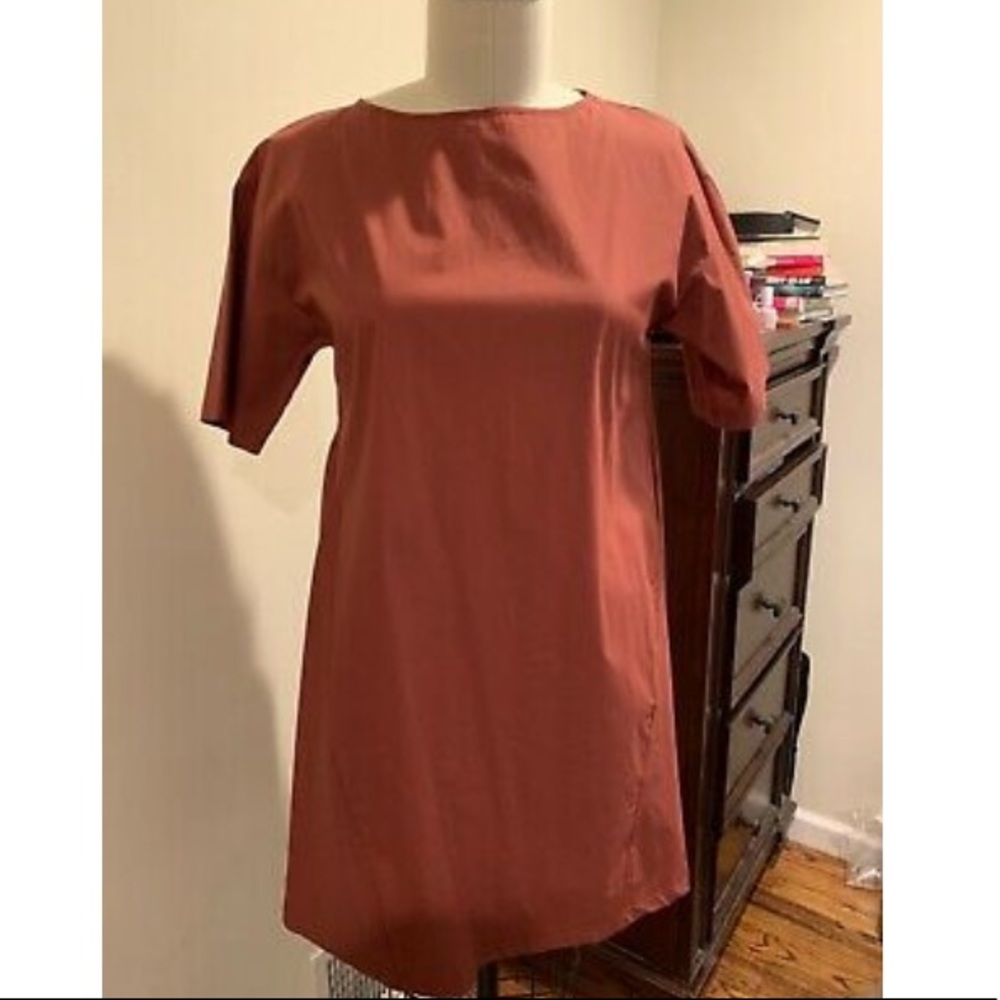 NWT Zara Dress Rust Color Size M Ref: 4043/277